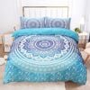 3D Blue Pattern 135 Bed Pillowcases Quilt King Size