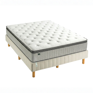 Zinus Double Ensemble Bed Base & Pocket Spring Mattress Set, 30cm Euro