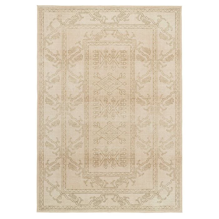Loopsie-220cm X 150cm-teruel Traditional Beige Washable Rug