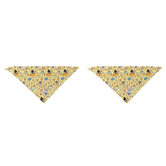 2PK The Stubby Club Looney Tunes Themed Dog Bandana Small
