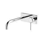 Gareth Ashton Silver Poco Wall Mixer Set 220mm WELS 4 Star 6.5L/min