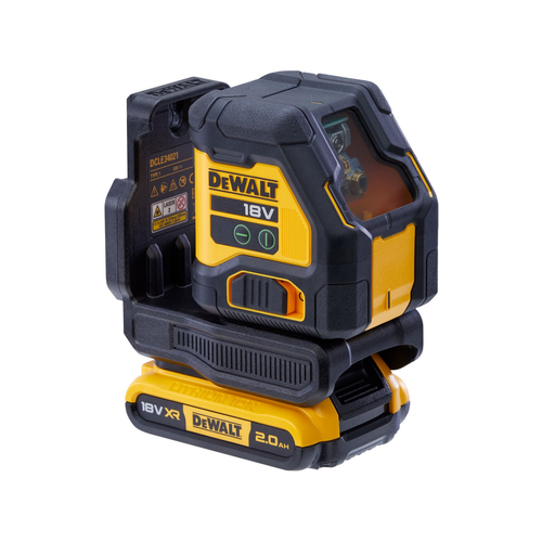 DEWALT 18V Li ion XR Compact Green Beam Cross Line Laser Combo Kit Bunnings Australia