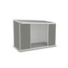 Absco Sheds 3.00 x 1.52 x 2.08m Woodland Grey Ezislider Double Sliding Door Garden Shed