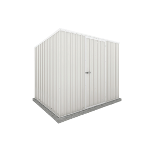 Absco Sheds 2.26 x 1.52 x 1.8m Surfmist Space Saver Reverse Skillion Shed