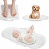 Costway Smart Baby Pet Scale W/detachable Tray For Weight & Height Up To 150 Kg