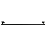 Barelli 900mm Matte Black Rigoni Single Towel Rail