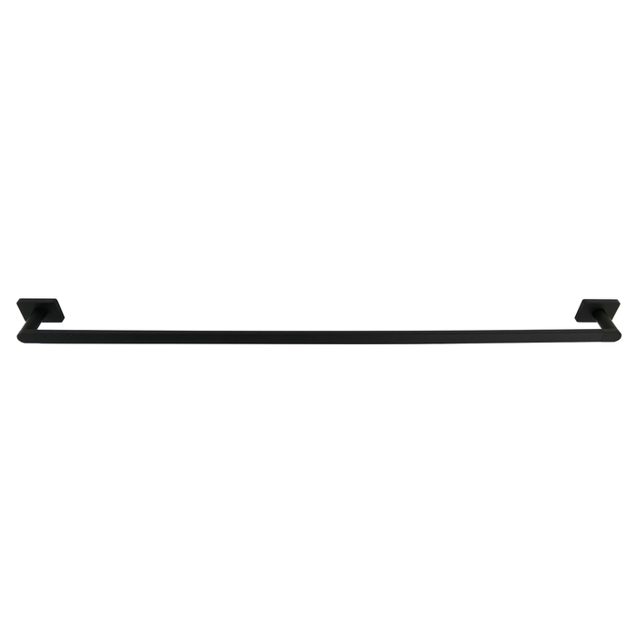 Barelli 900mm Matte Black Rigoni Single Towel Rail