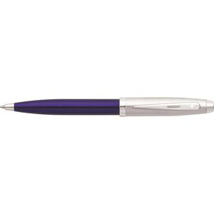 Sheaffer 100 Ball Point Pen Writing Stationery Translucent Barrel Hs Nib Blue