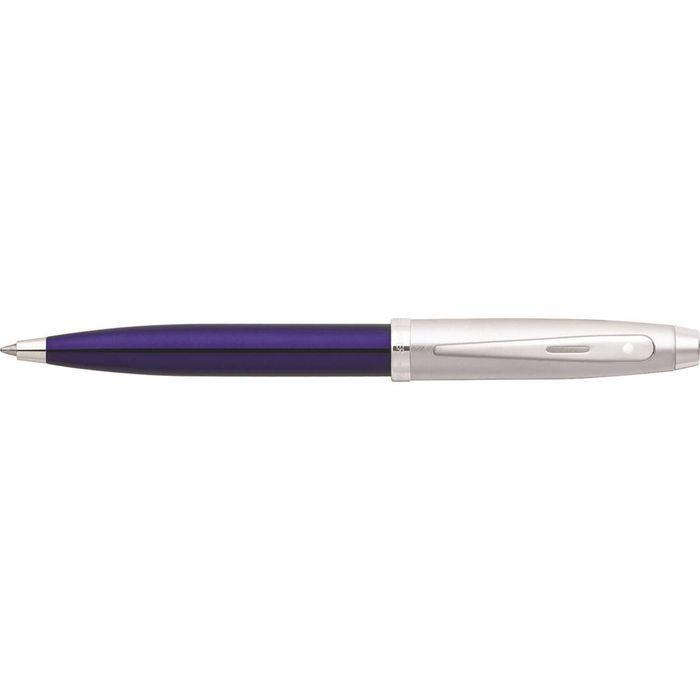 Sheaffer 100 Ball Point Pen Writing Stationery Translucent Barrel Hs Nib Blue