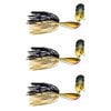 3x Rapala 10cm Rap V Pike Bladed Jig 21g Fishing Lures - Gold