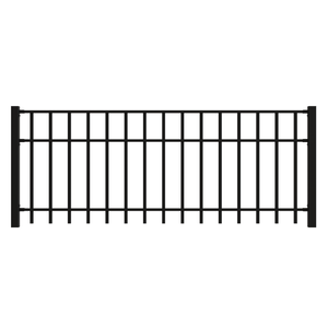Masterworks 2300 x 40 x 1575mm Black Mayfair Half Fence Panel