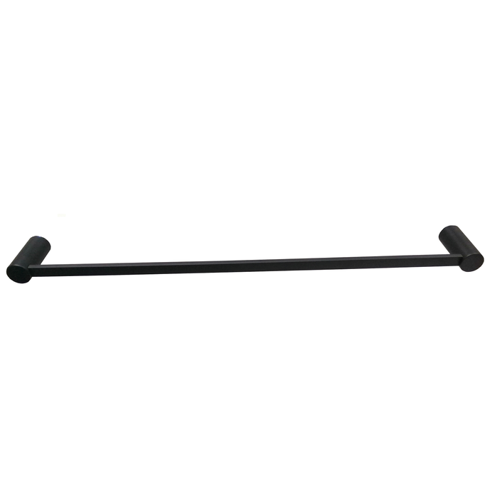 Barelli 900mm Matte Black Ambiente Single Towel Rail