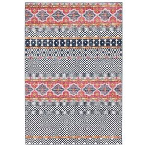 The Rug Connection Jaya 455 Navy 290x200cm - Large Boho Pet Friendly Indoor Floor Rug