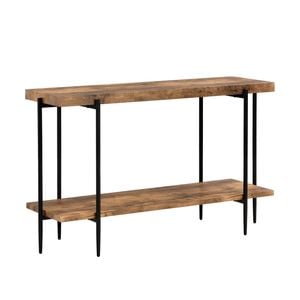 IHOMDEC Extra Long Console Sofa Table 135cmW Dark Brown
