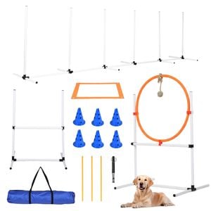 Advwin Dog Agility Training Equipment Pet Outdoor Game Dog Agility Course Backyard Set