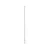 ProtectorAl 50 x 50 x 1400mm Pearl White Aluminium In-Ground Garden Post With Cap