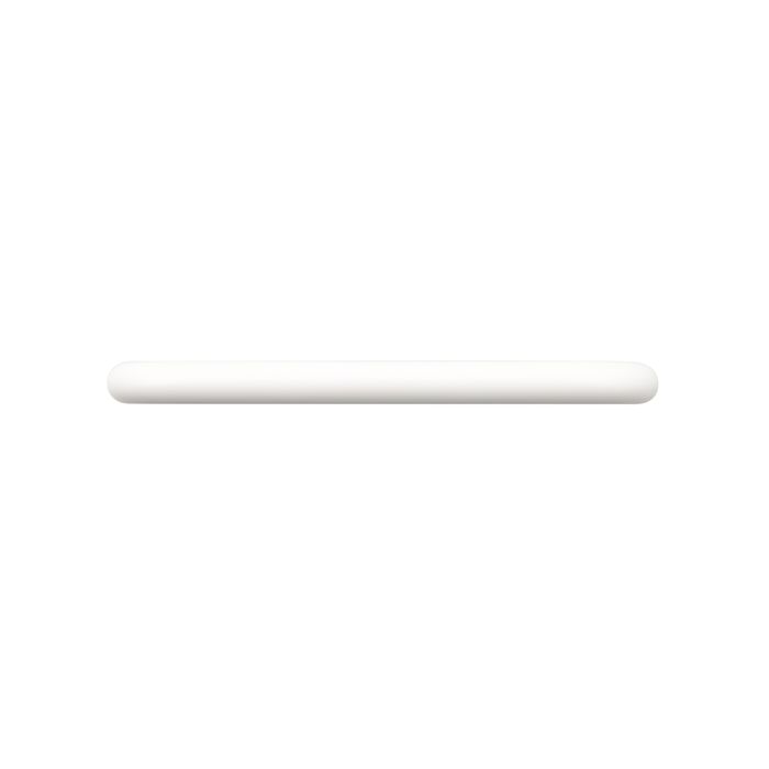 Prestige 96mm Matte White Raised D Handle - Card of 6 - White 96mm