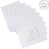 Nicola Spring 8" X 10" For 4" X 6" Picture Photo Mounts - White - Pack Of 10