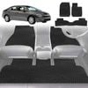 6D Diamond Car Floor Mats for Honda Civic 2006-2012-Full Set-Black-Outback GT