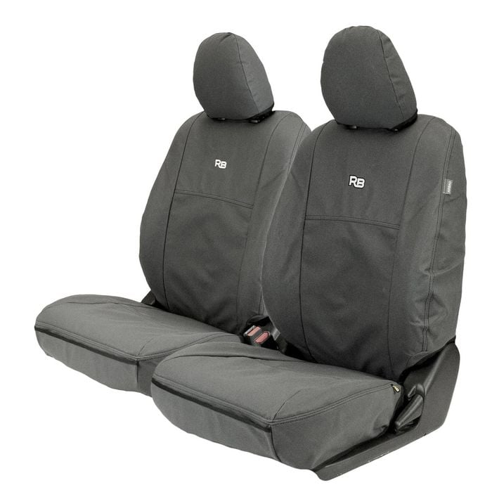 Razorback 4x4 XP7 Heavy Duty Canvas 2x Front Seat Covers Suitable for a Mitsubishi Triton MR (NOT GLS Premium and GSR)