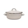 Classica Round Heavy Duty Enamel Casserole 26cm Ceramic Grey