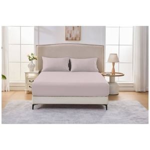 Grosvenor House 500TC Egyptian Cotton Fitted Bed Sheet Only Long Single Pink