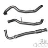 Ignite Exhausts Turbo Back For Nissan Gu Patrol 4.2l Coil Spring Ute 3" No Dump Pipe With Pipe Only Raw Aluminised Steel