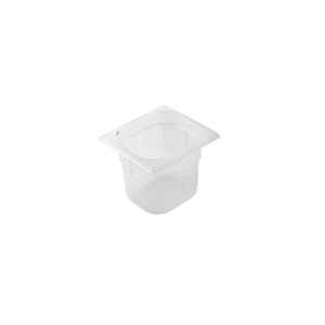 Inox Macel Gastronorm Pan Polypropylene 1/6 Size 176x162x150mm / 2.2Lt