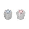 Shaw & Mason Clear PVC Six Point Style Handles - Pair