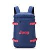Jeep Cylindrical 17" Laptop Backpack With Rfid - Navy