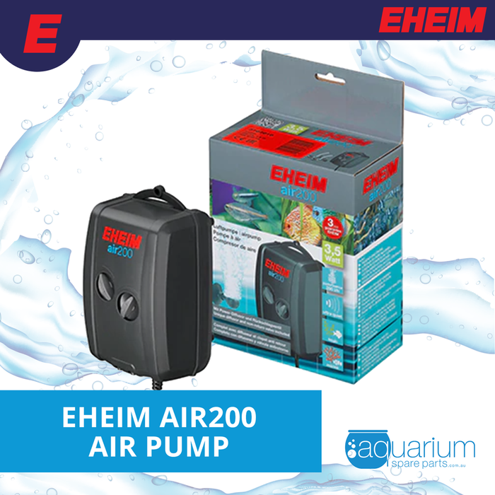 Eheim Aquarium Air Pump 200 L/h Dual Outlet Bunnings Australia