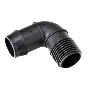 K-Rain 19mm Barbed Elbow × 15mm BSP Male - 10 Pack
