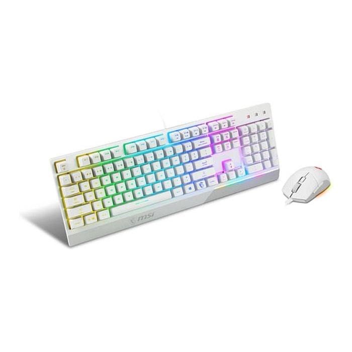 Msi Vigor Gk30 Combo White Keyboard And Mouse