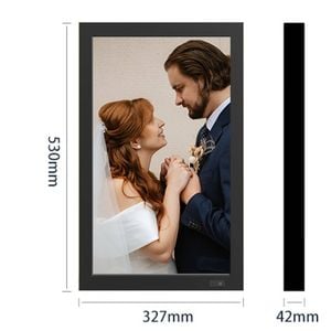 KODAK 21.5” Wi-Fi Digital Photo Frame – Black Wooden Frame