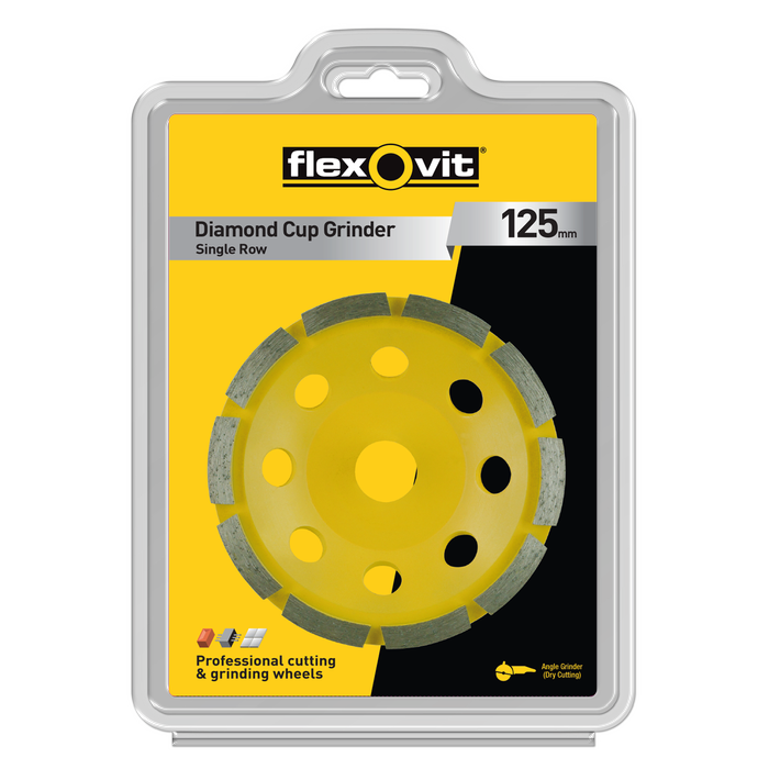 Flexovit 125mm Diamond Cup Grinder