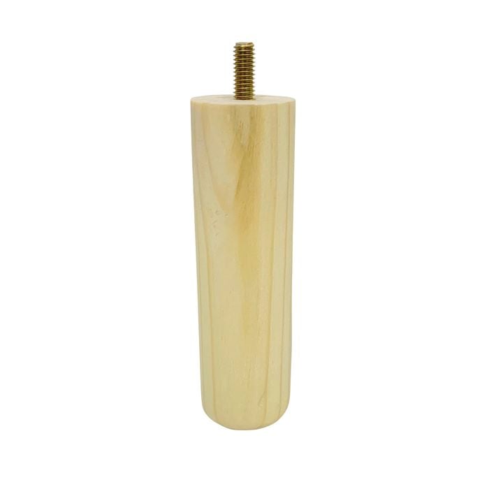 Adoored 150mm Pine Round Furniture Leg
