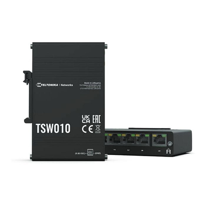 Teltonika Din Rail 5 10/100 Ethernet Parts Poe Switch [tsw010000000]
