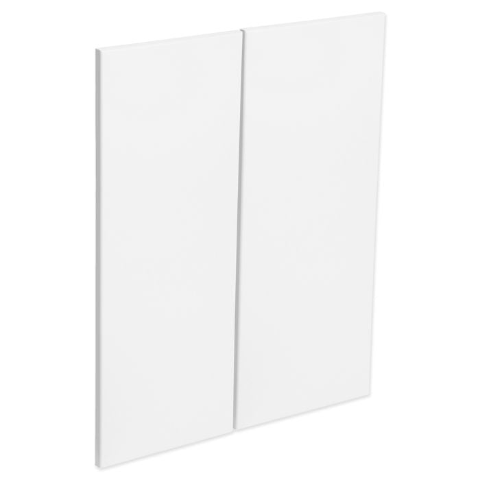 Kaboodle Nougat Truffle Modern Corner Wall Cabinet Doors - 2 Pack - Modern