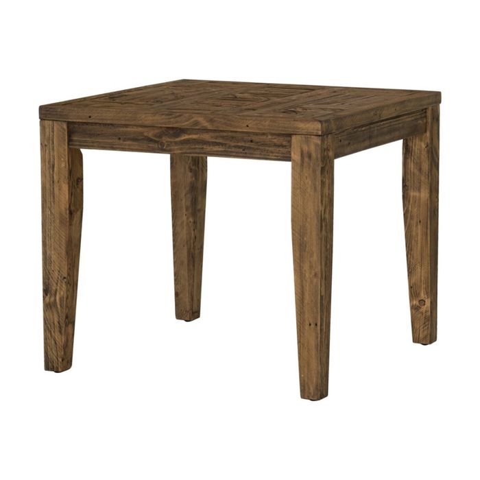 1825 Interiors Oslo 900 Square Dining Table Reclaimed Pine With Patchwork Top