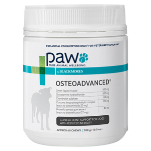 PAW Osteo Advanced Chews For Dogs - 300g 60's