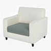 Anyhouz Sofa Cover Cypress Green Polyester Thick Stretchable Cushion For Living Room 1pc Normal Size 225-275cm
