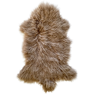 Naturally Sheepskins 90cm Mocha Mongolian Sheepskin Rug - Single