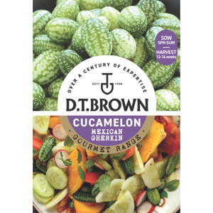 D.T. Brown Gourmet Cucamelon Mexican Gherkin Seeds 