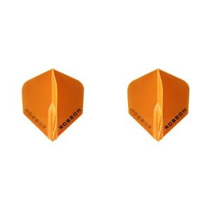 2x 3pc Robson Plus Dart Flights Standard Set - Orange