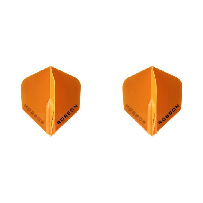 2x 3pc Robson Plus Dart Flights Standard Set - Orange