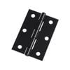 Lane 85mm Black Matte Fixed Pin Hinge Butt - 2 Pack