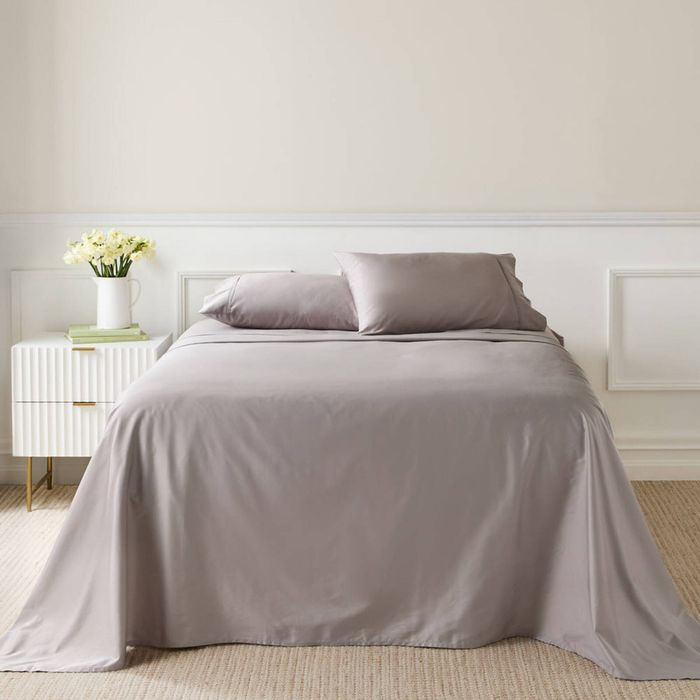 Ashton Super Queen Bed Sheet Set Mink MyHouse