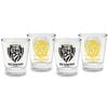 AFL Shot Glass Set of 4 - Richmond Tigers  - 50ml