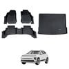AUSGO Floor Mats & Boot Liner Set for Hyundai Kona Petrol SX2 Series 2023-Onwards Car Floor Liners Cargo Mat