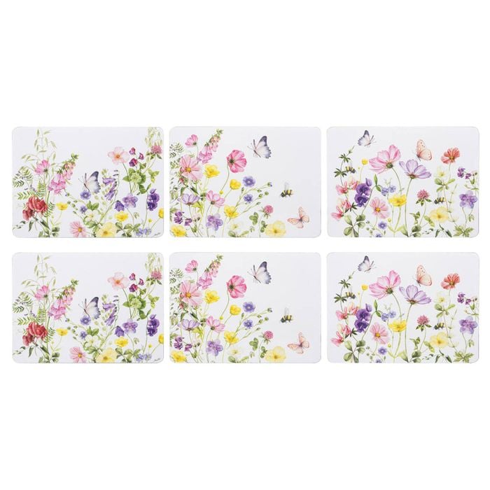 Ashdene Garden Soiree Set Of 6 Placemats